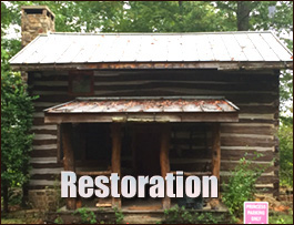 Historic Log Cabin Restoration  Englewood, Ohio